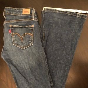 Levi boot cut jeans